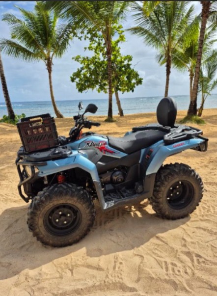 Quad 4x4 Loncin color azul